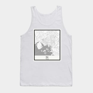 Map of Oslo - Norway Tank Top